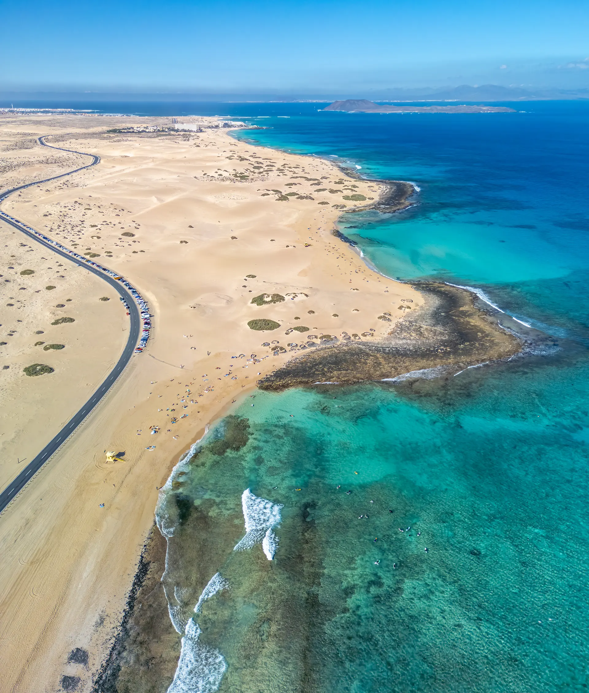 Las dunas de Corralejo al norte de Fuerteventura